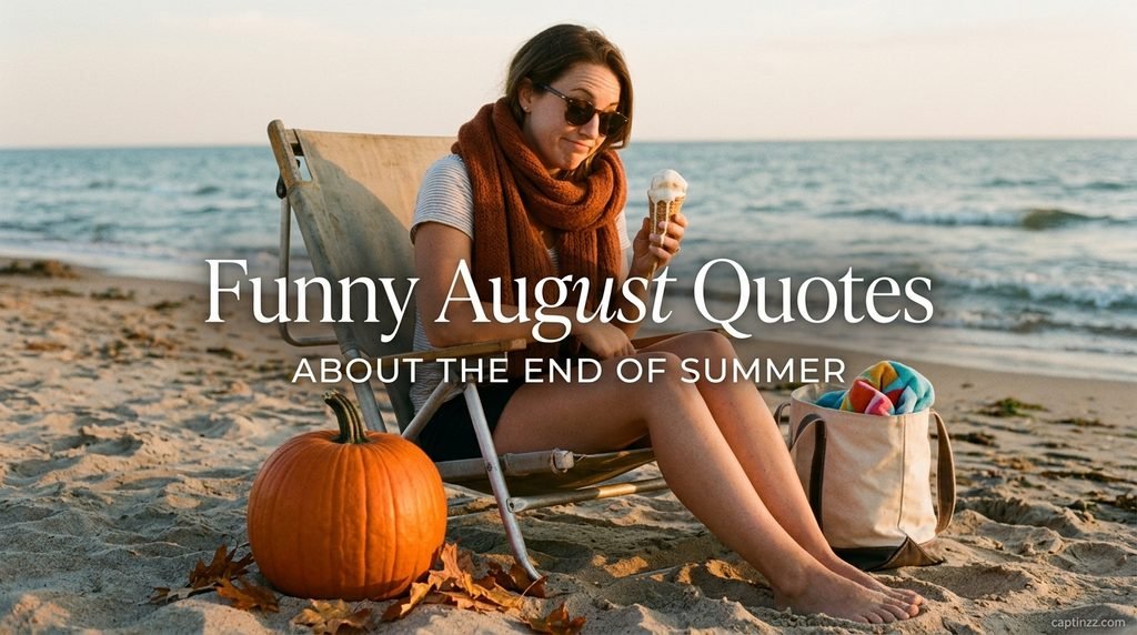 Funny August Quotes About the End of Summer