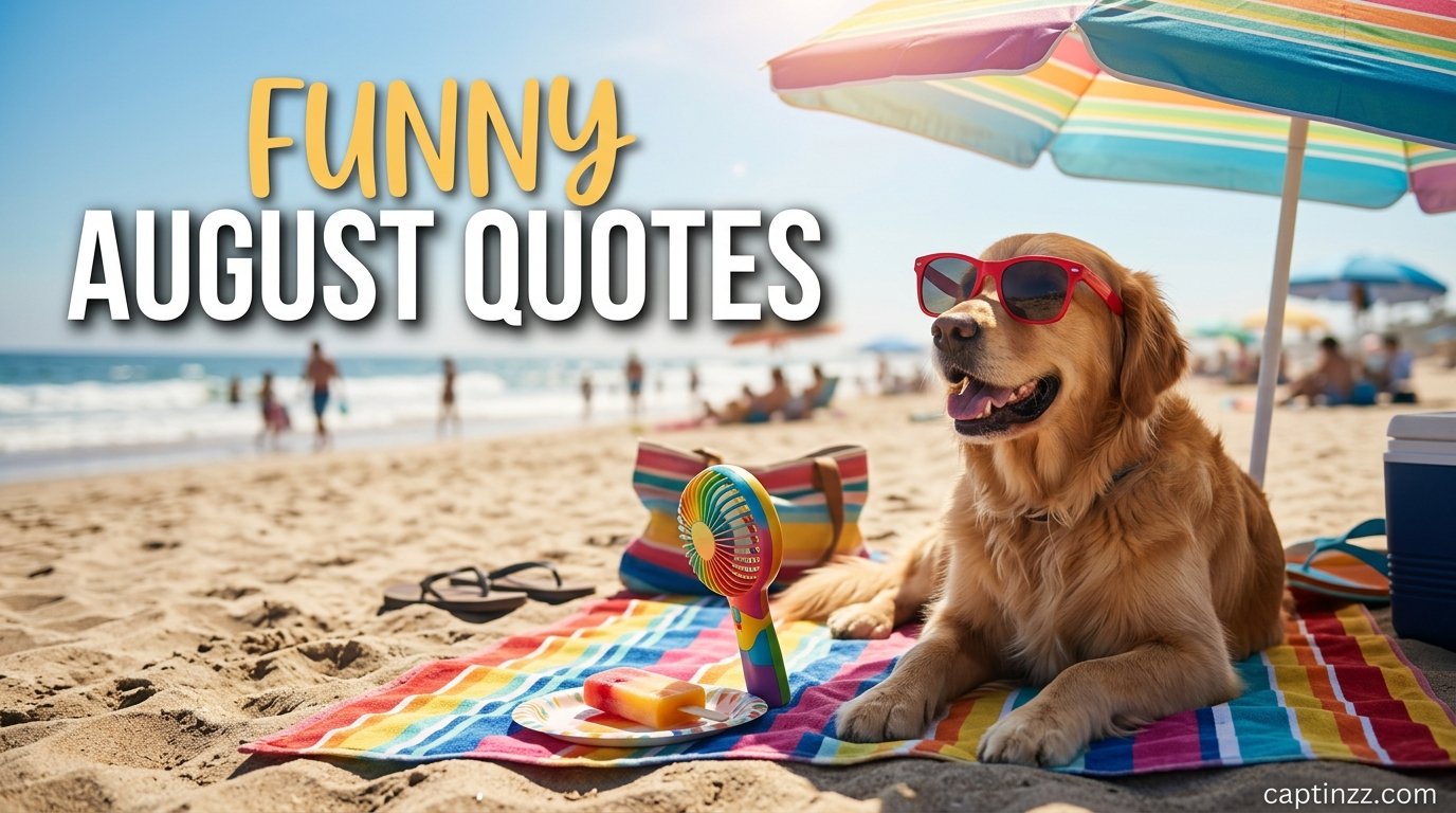 Funny August Quotes
