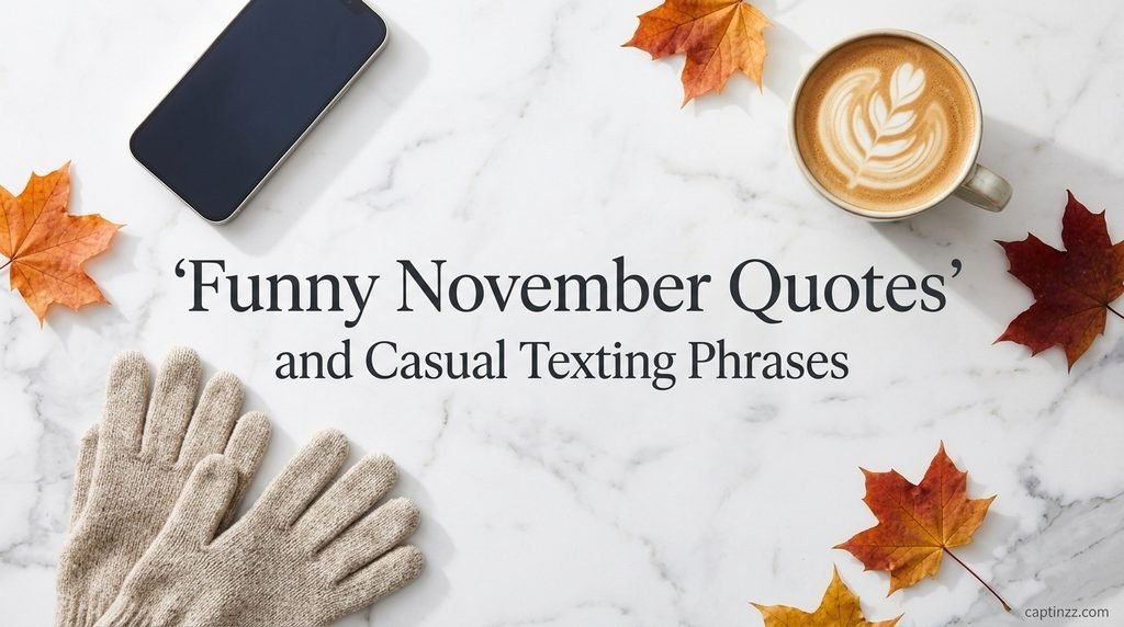 Funny November Quotes and Casual Texting Phrases