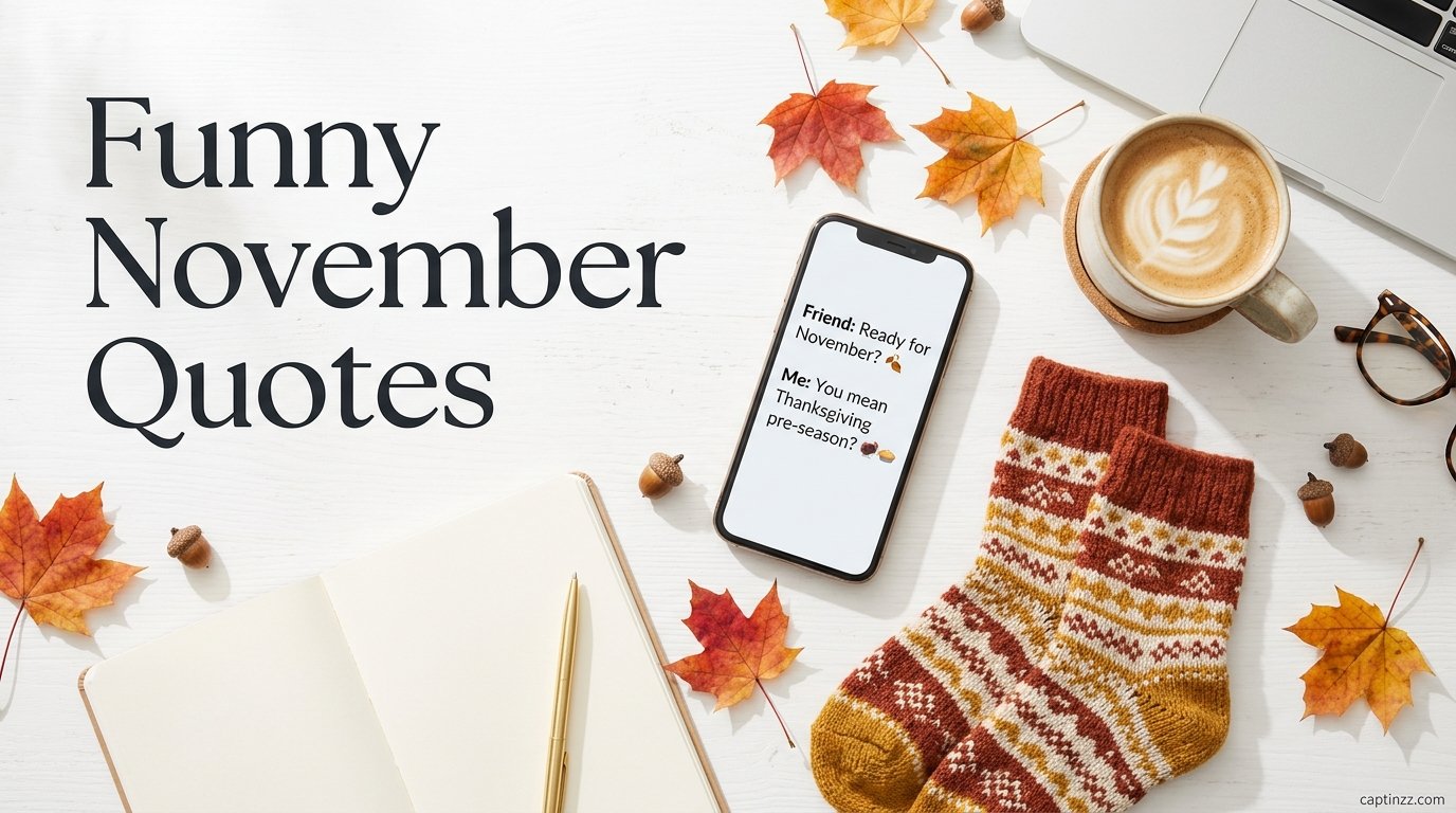 Funny November Quotes
