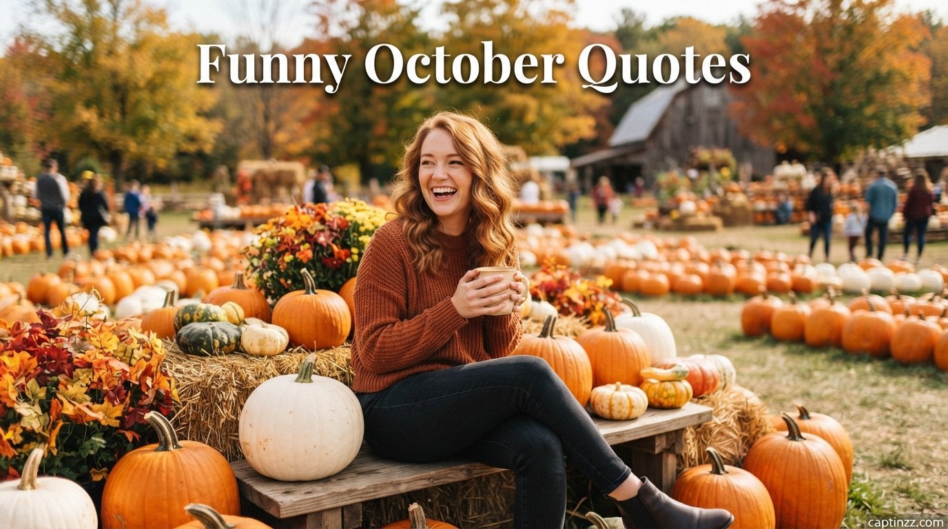 Funny October Quotes