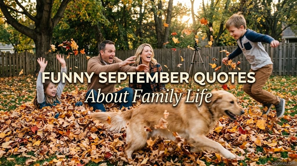 Funny September Quotes About Family Life