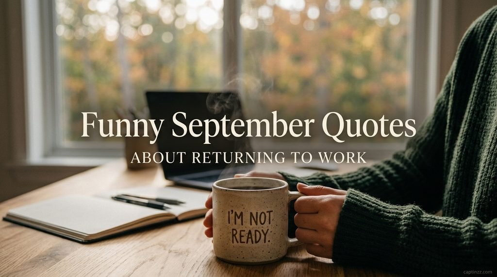 Funny September Quotes About Returning to Work