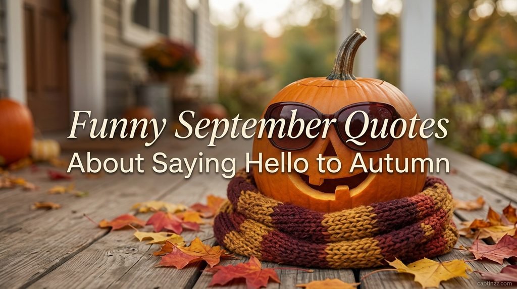 Funny September Quotes About Saying Hello to Autumn