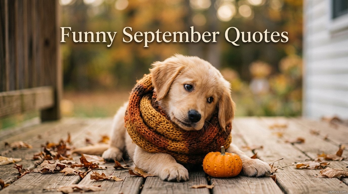 Funny September Quotes