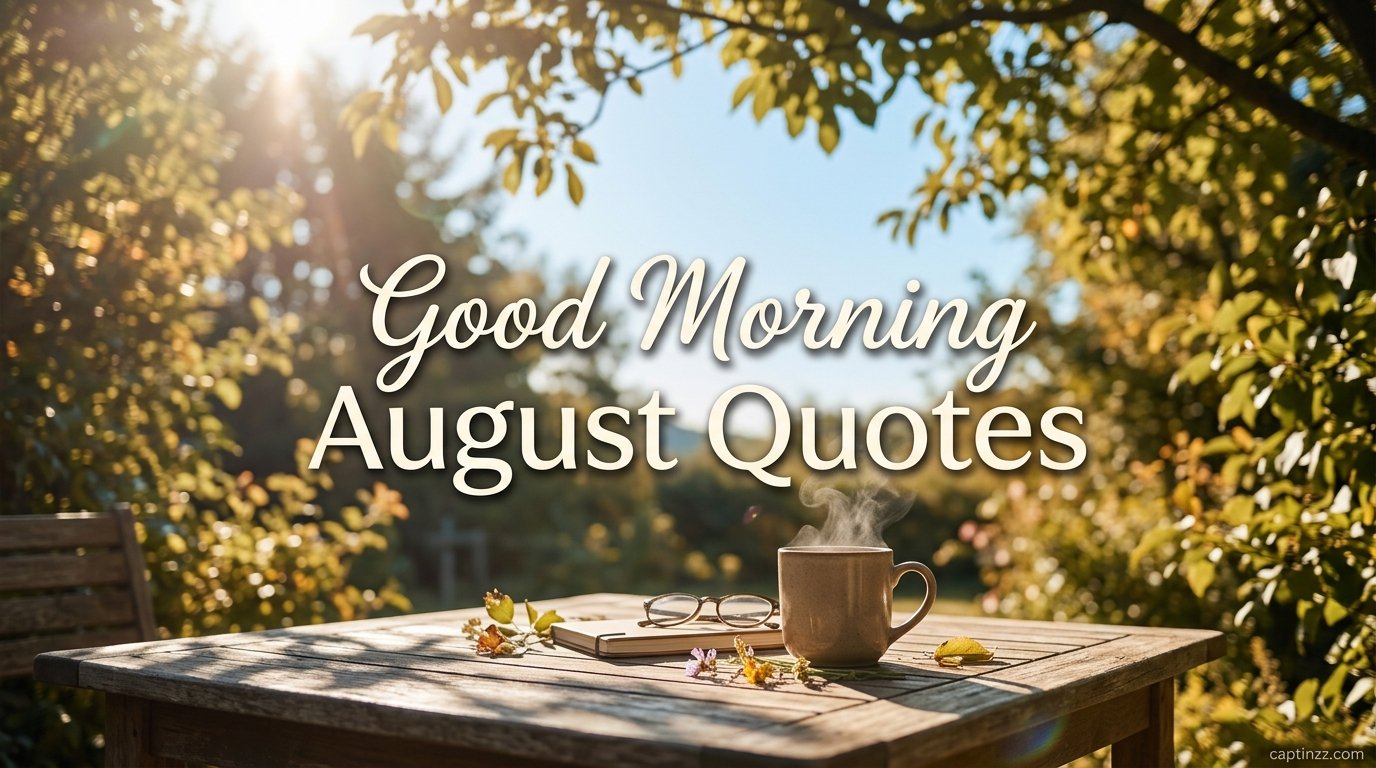 Good Morning August Quotes