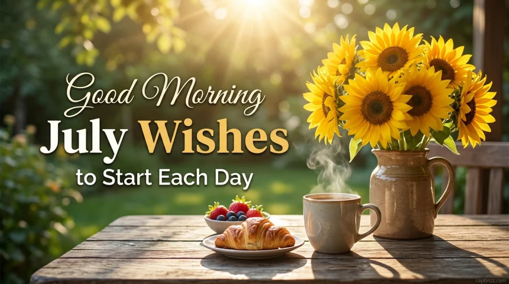 Good Morning July Wishes to Start Each Day