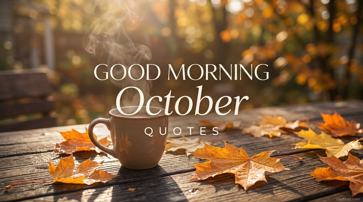 Good Morning October Quotes