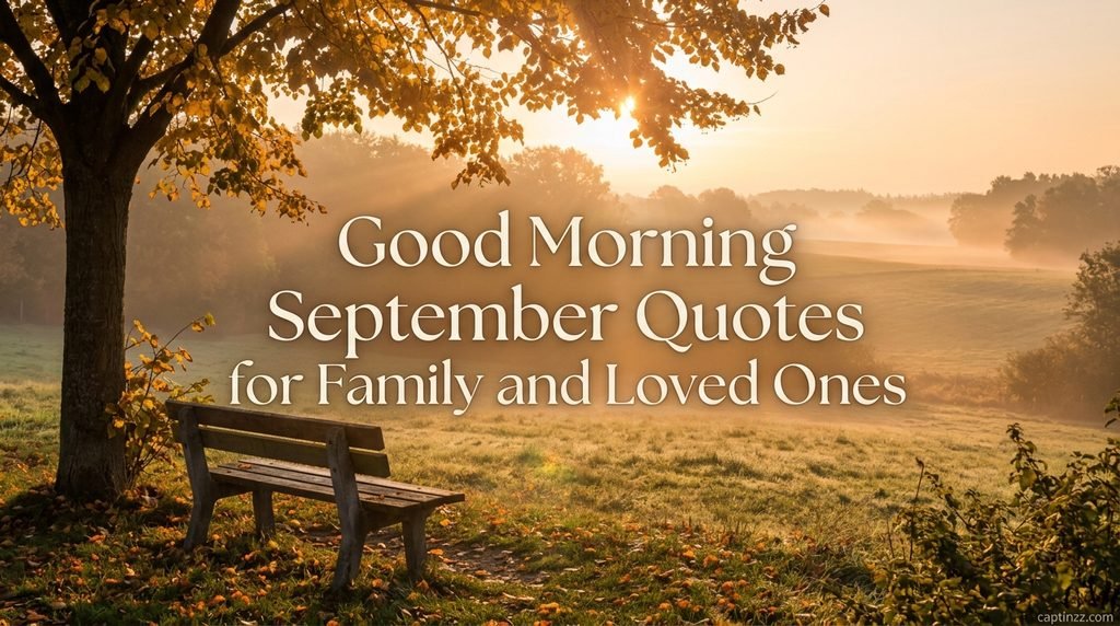 Good Morning September Quotes for Family and Loved Ones