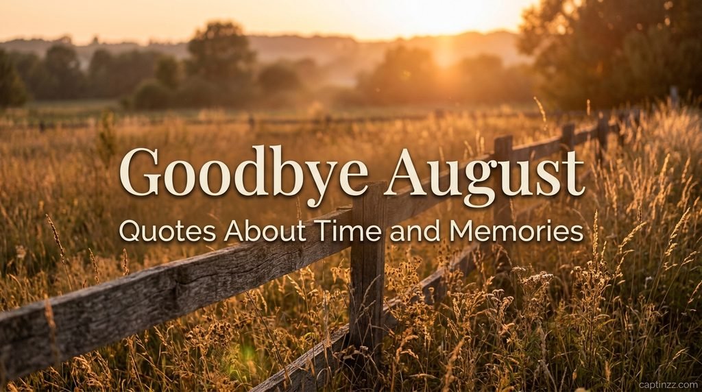 Goodbye August Quotes About Time and Memories