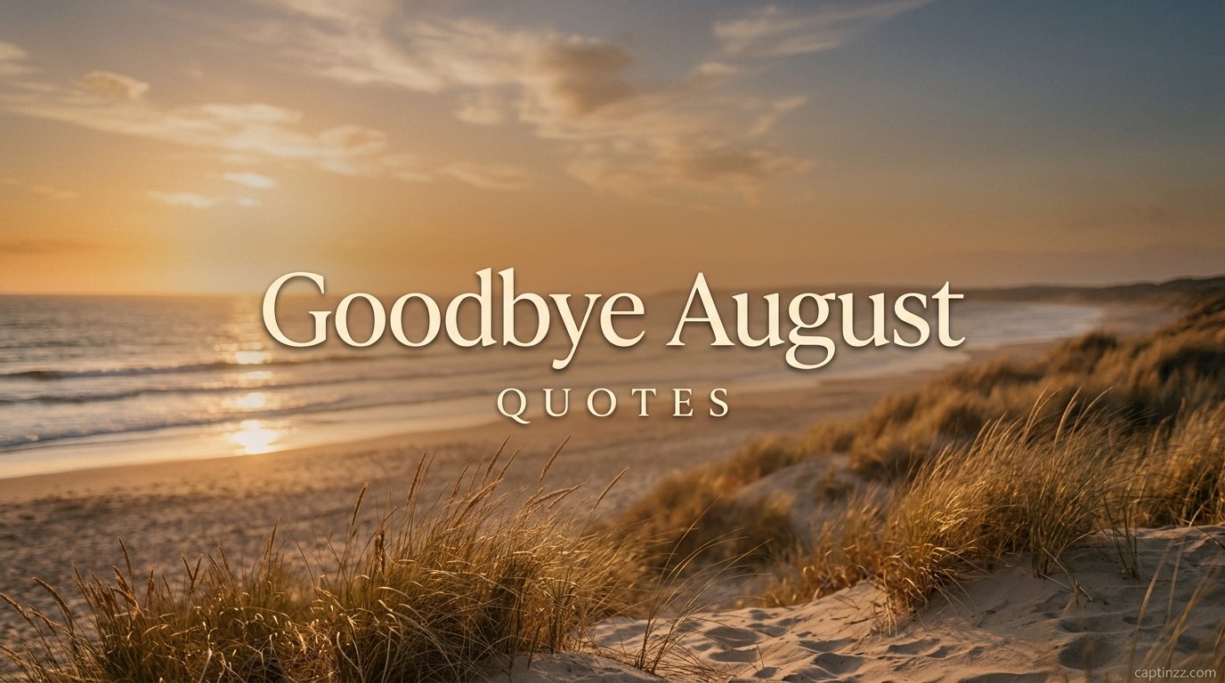 Goodbye August Quotes