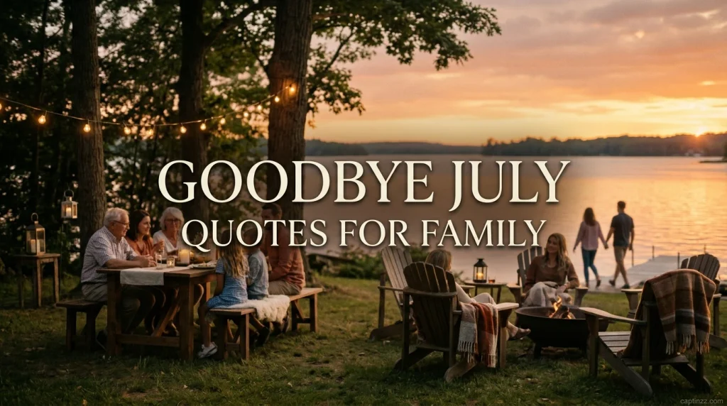 Goodbye July Quotes for Family