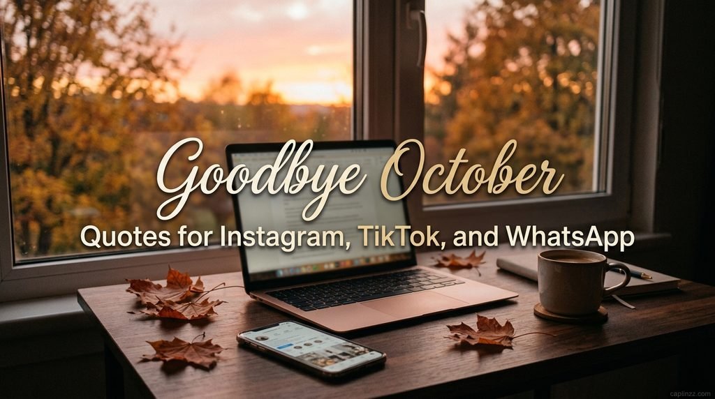 Goodbye October Quotes for Instagram, TikTok, and WhatsApp