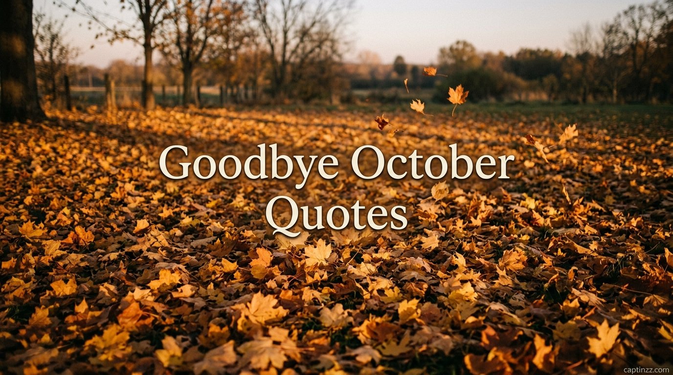Goodbye October Quotes