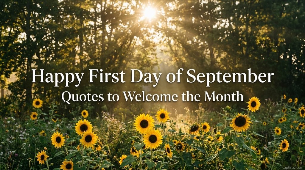 Happy First Day of September Quotes to Welcome the Month
