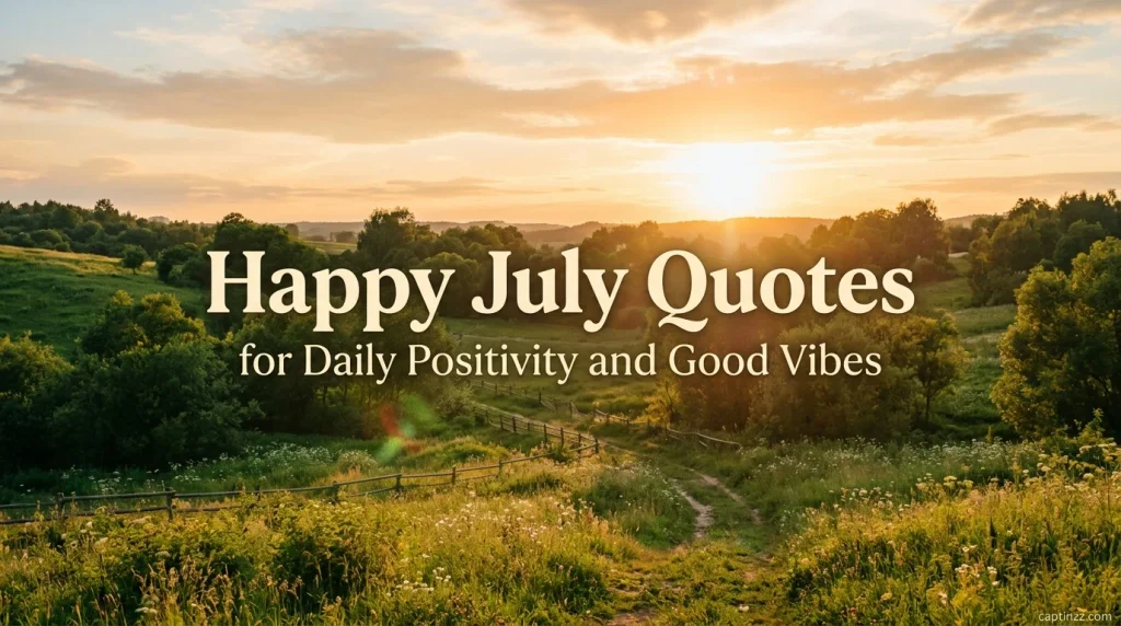 Happy July Quotes for Daily Positivity and Good Vibes