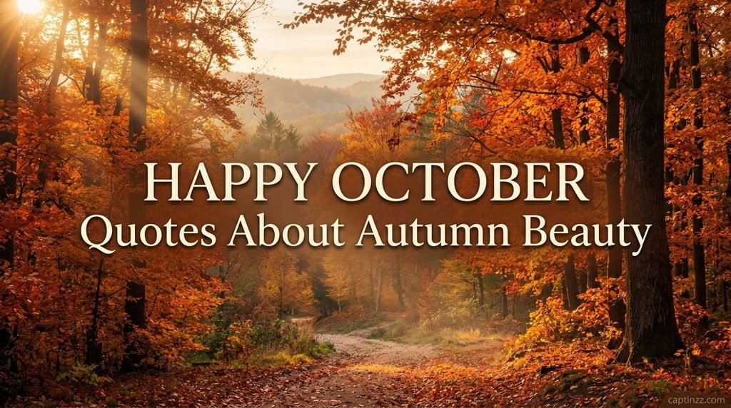 Happy October Quotes About Autumn Beauty
