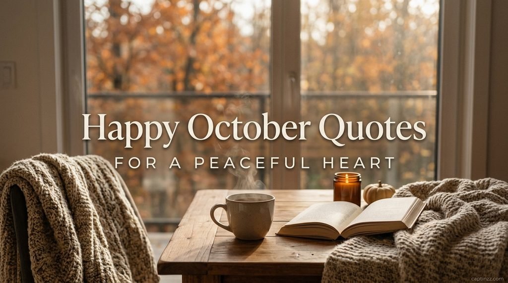Happy October Quotes for a Peaceful Heart