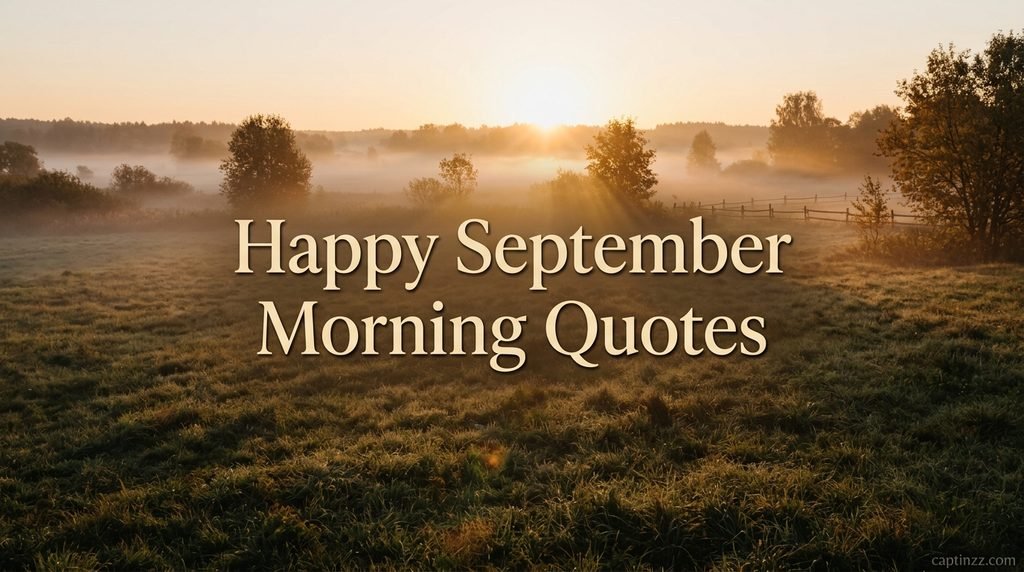 Happy September Morning Quotes