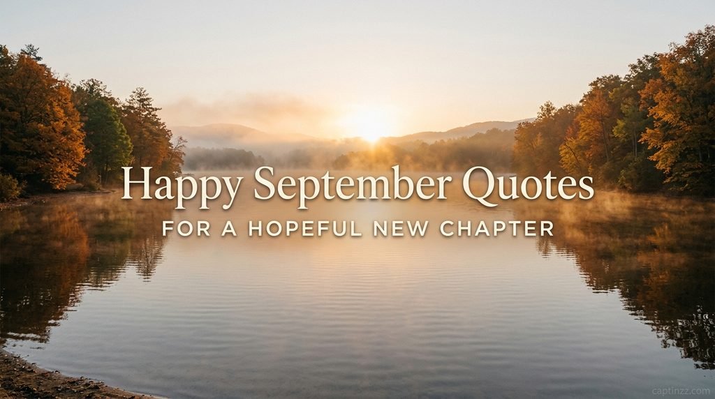 Happy September Quotes for a Hopeful New Chapter