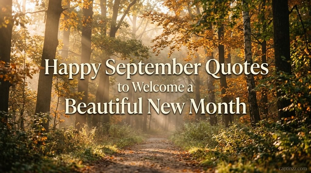 Happy September Quotes to Welcome a Beautiful New Month