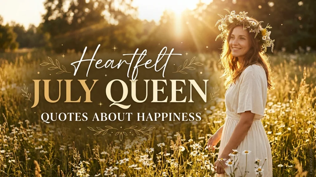 Heartfelt July Queen Quotes About Happiness