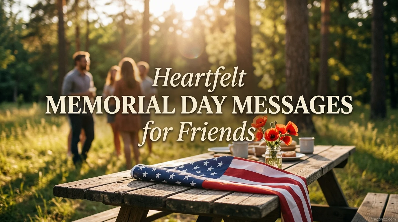 Heartfelt Memorial Day Messages for Friends