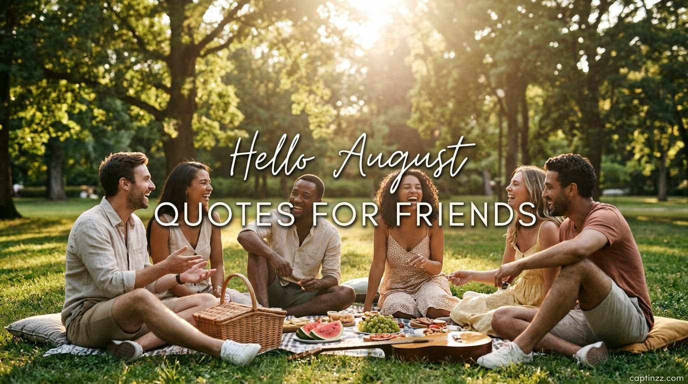 Hello August Quotes for Friends