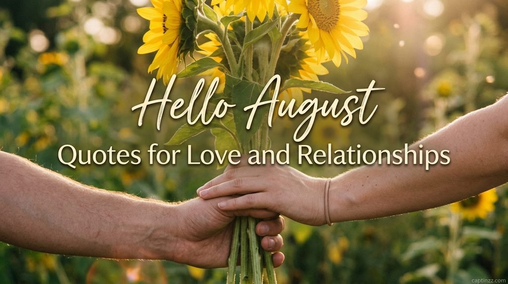 Hello August Quotes for Love and Relationships