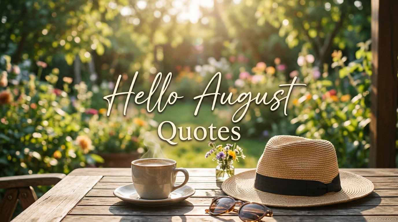 Hello August Quotes