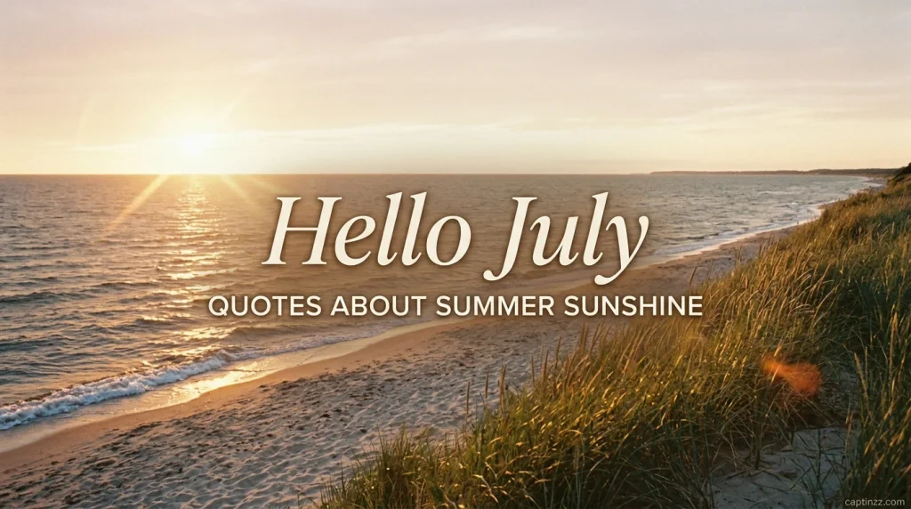 Hello July Quotes About Summer Sunshine