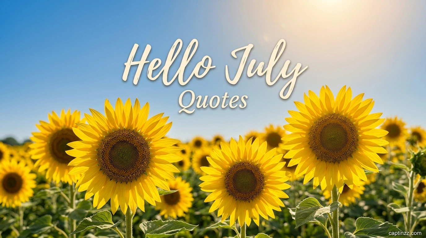 Hello July Quotes