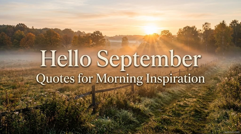 Hello September Quotes for Morning Inspiration