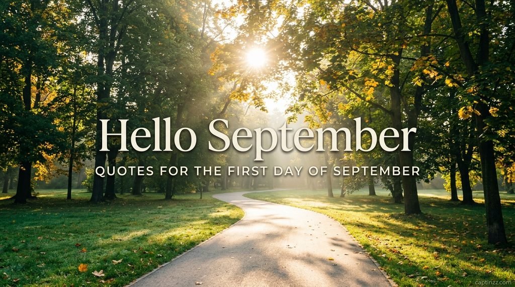 Hello September Quotes for the First Day of September