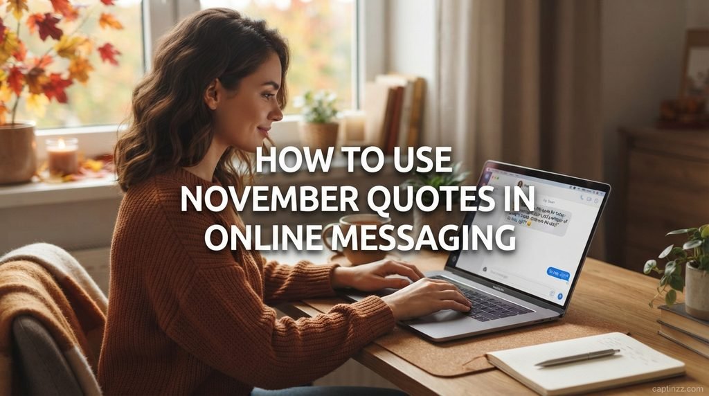 How to Use November Quotes in Online Messaging