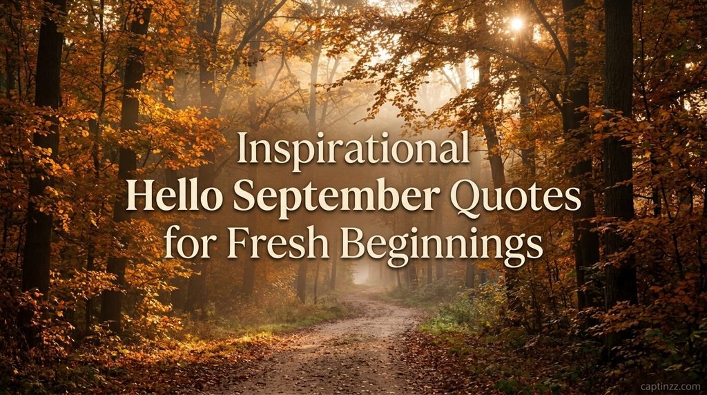 Inspirational Hello September Quotes for Fresh Beginnings