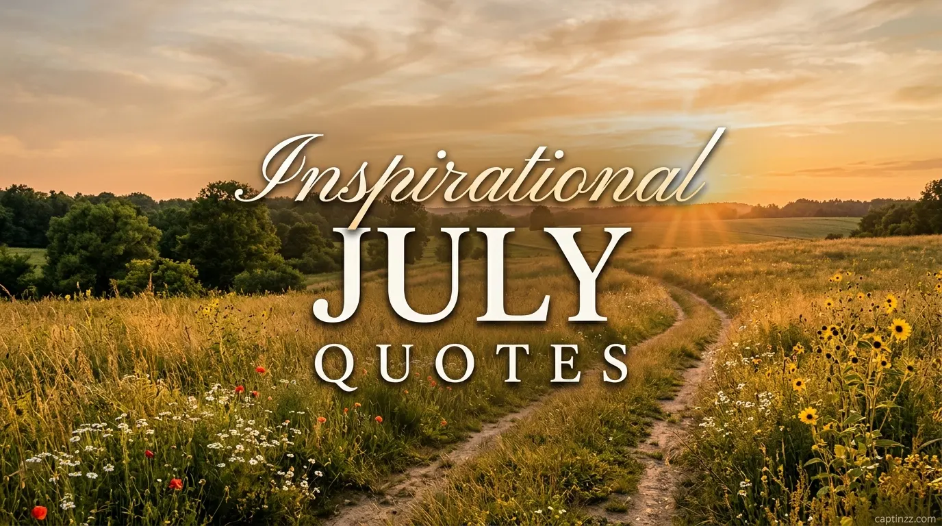 Inspirational July Quotes