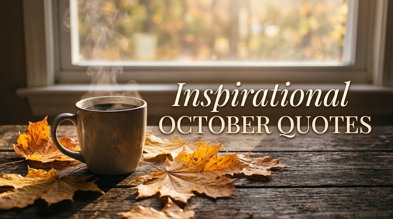 Inspirational October Quotes