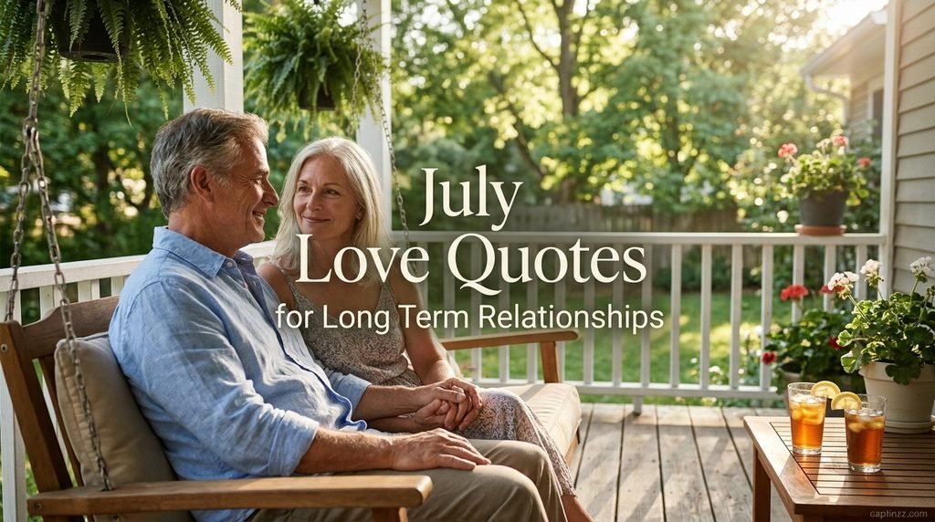 July Love Quotes for Long Term Relationships