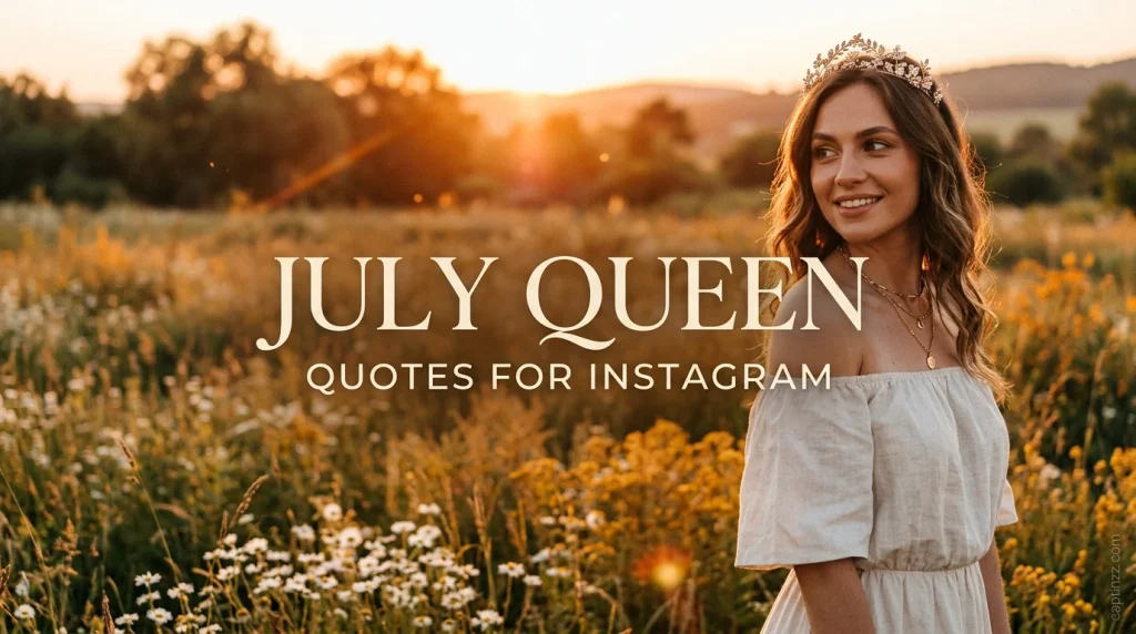 July Queen Quotes for Instagram