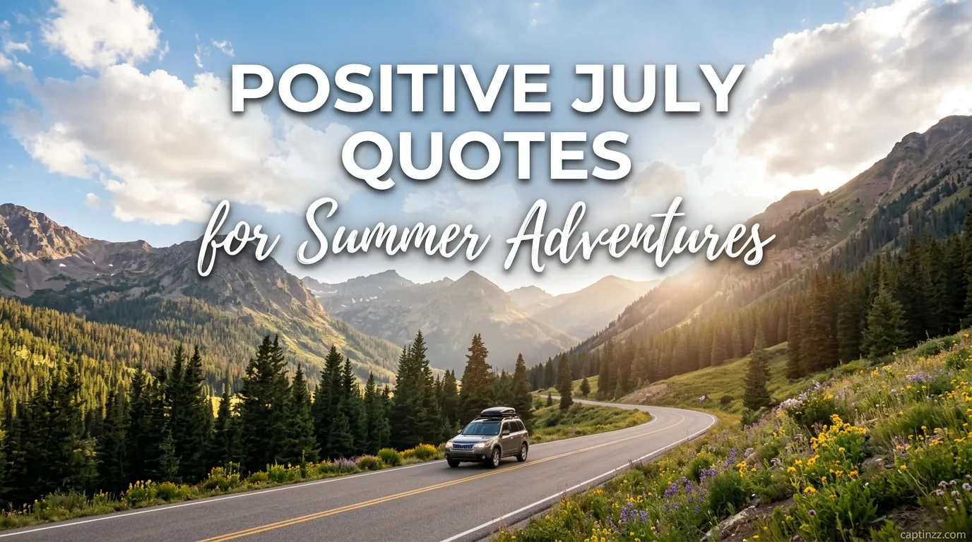Positive July Quotes for Summer Adventures