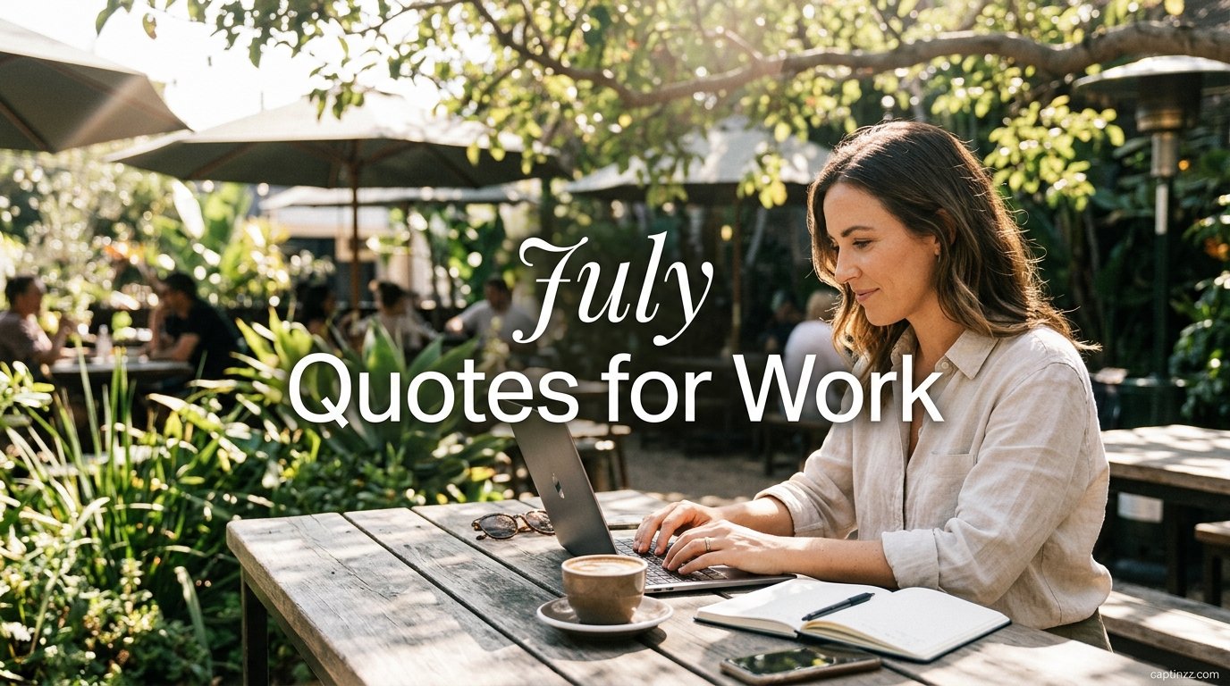 July Quotes for Work