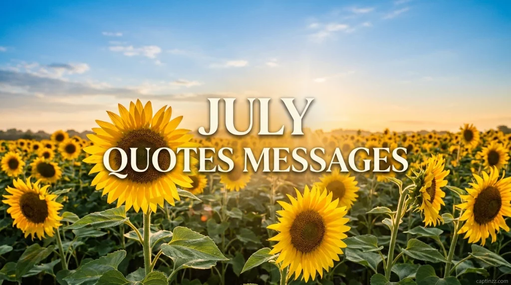 July Quotes Messages