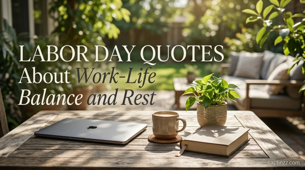 Labor Day Quotes About Work Life Balance and Rest