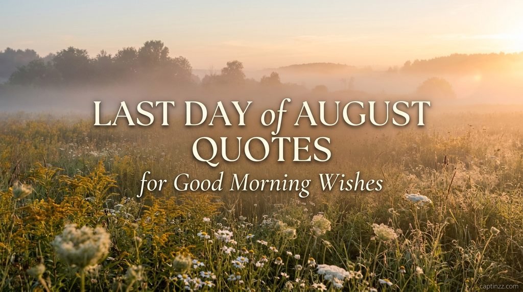 Last Day of August Quotes for Good Morning Wishes