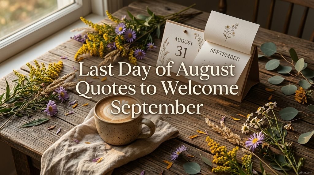 Last Day of August Quotes to Welcome September