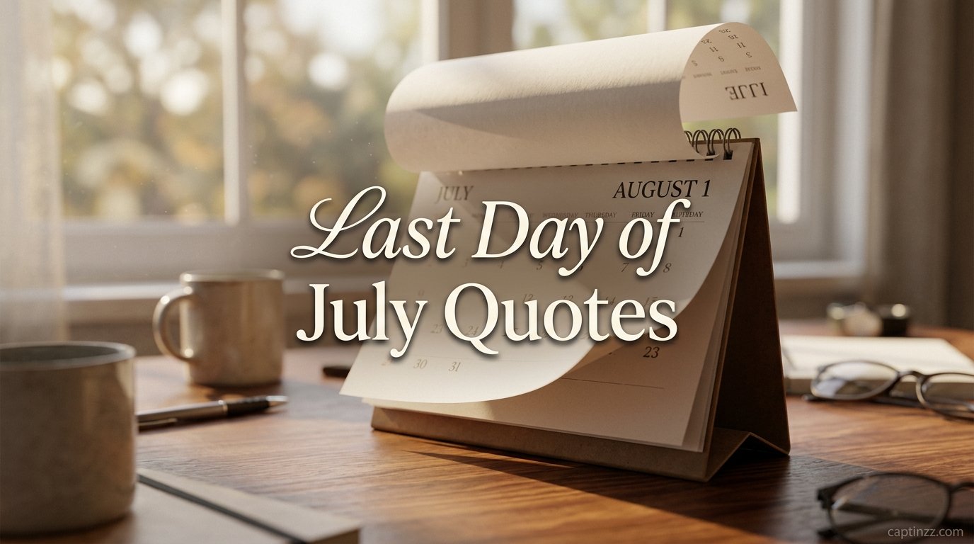 Last Day of July Quotes