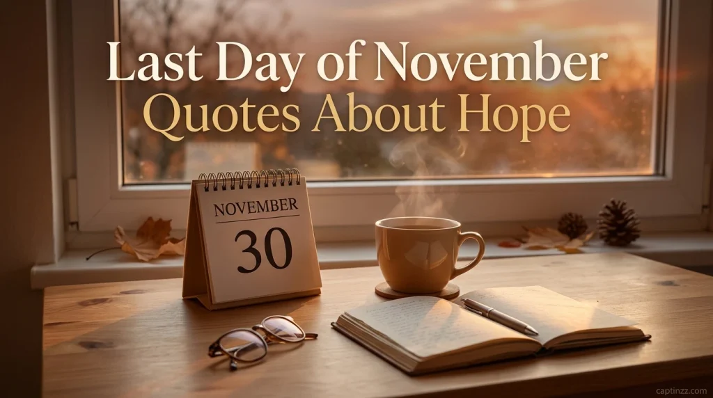Last Day of November Quotes About Hope
