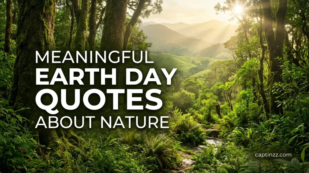 Meaningful Earth Day Quotes About Nature