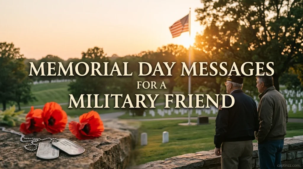 Memorial Day Messages for a Military Friend